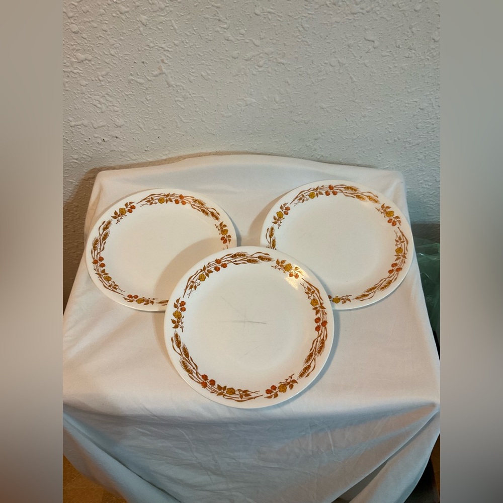 Corelle Harvest Home Plates set of 3